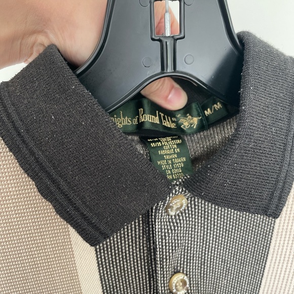 Vintage Knights of Round Table Longsleeve Polo - Picture 2 of 4